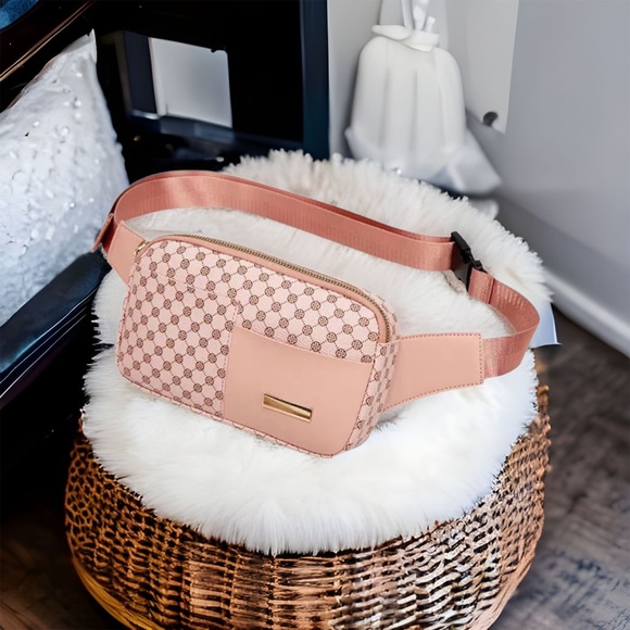 Handbags - Houndstooth geometric Pattern Fanny pack